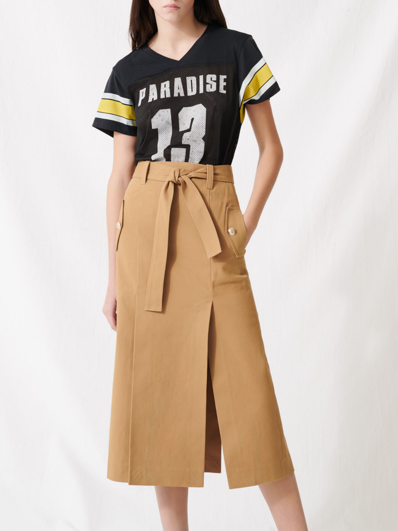 camel skirts for ladies