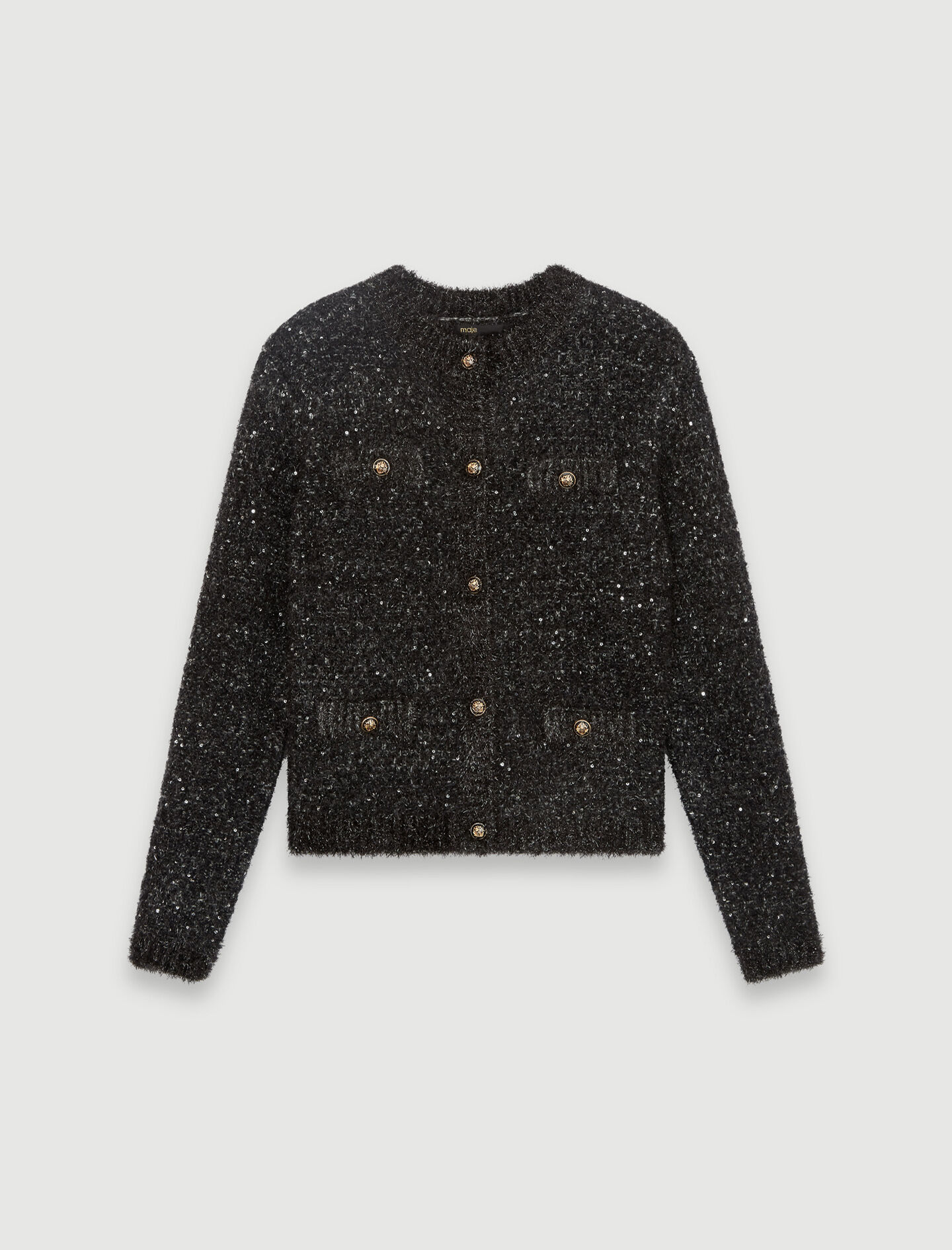 Maje mission hotsell sequin cardigan