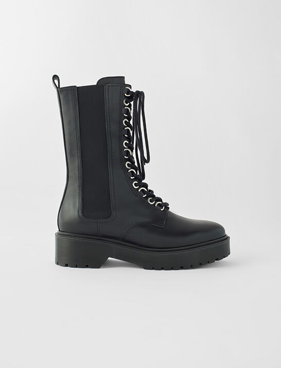 maje black boots
