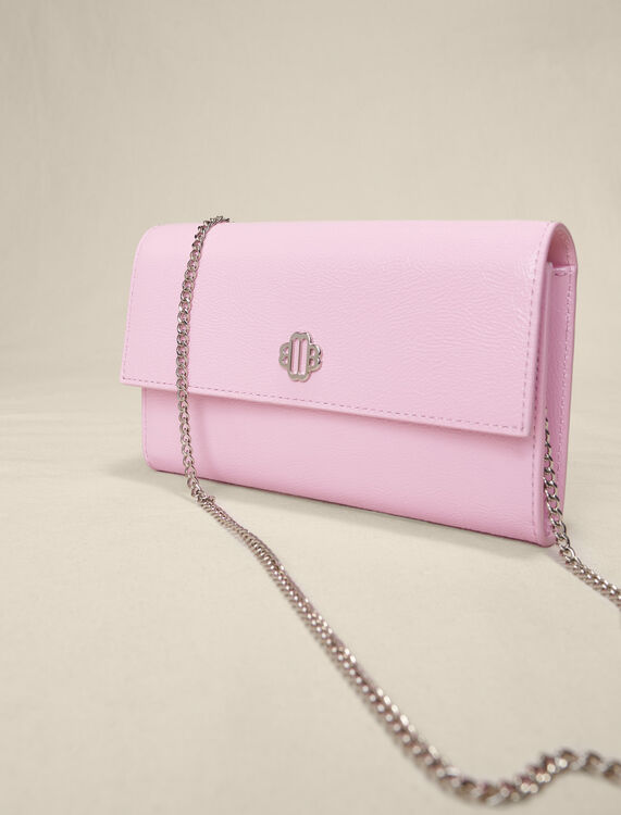 Sac portefeuille rose - Petite_Maroquinerie_Portefeuilles - MAJE