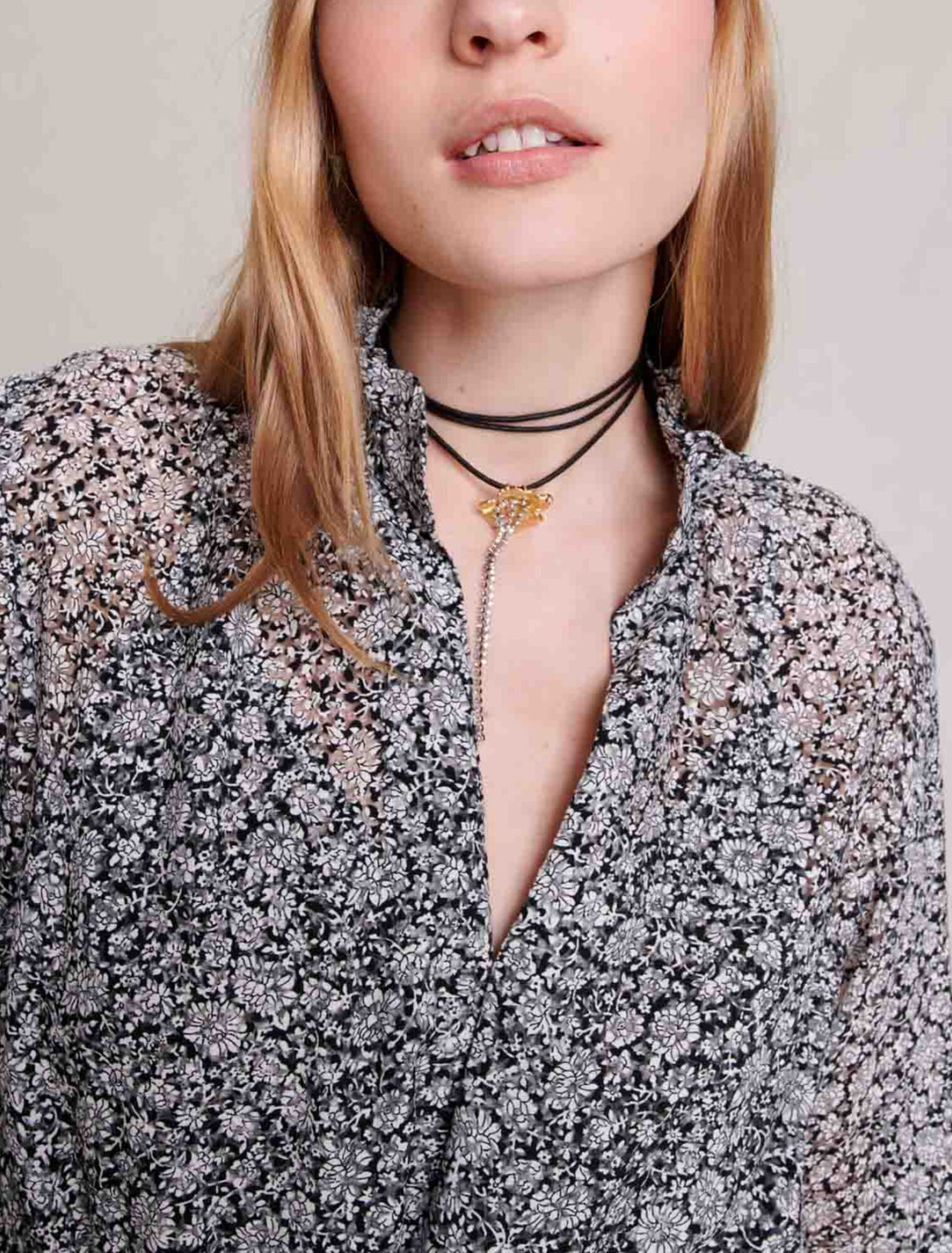 Short patterned dress