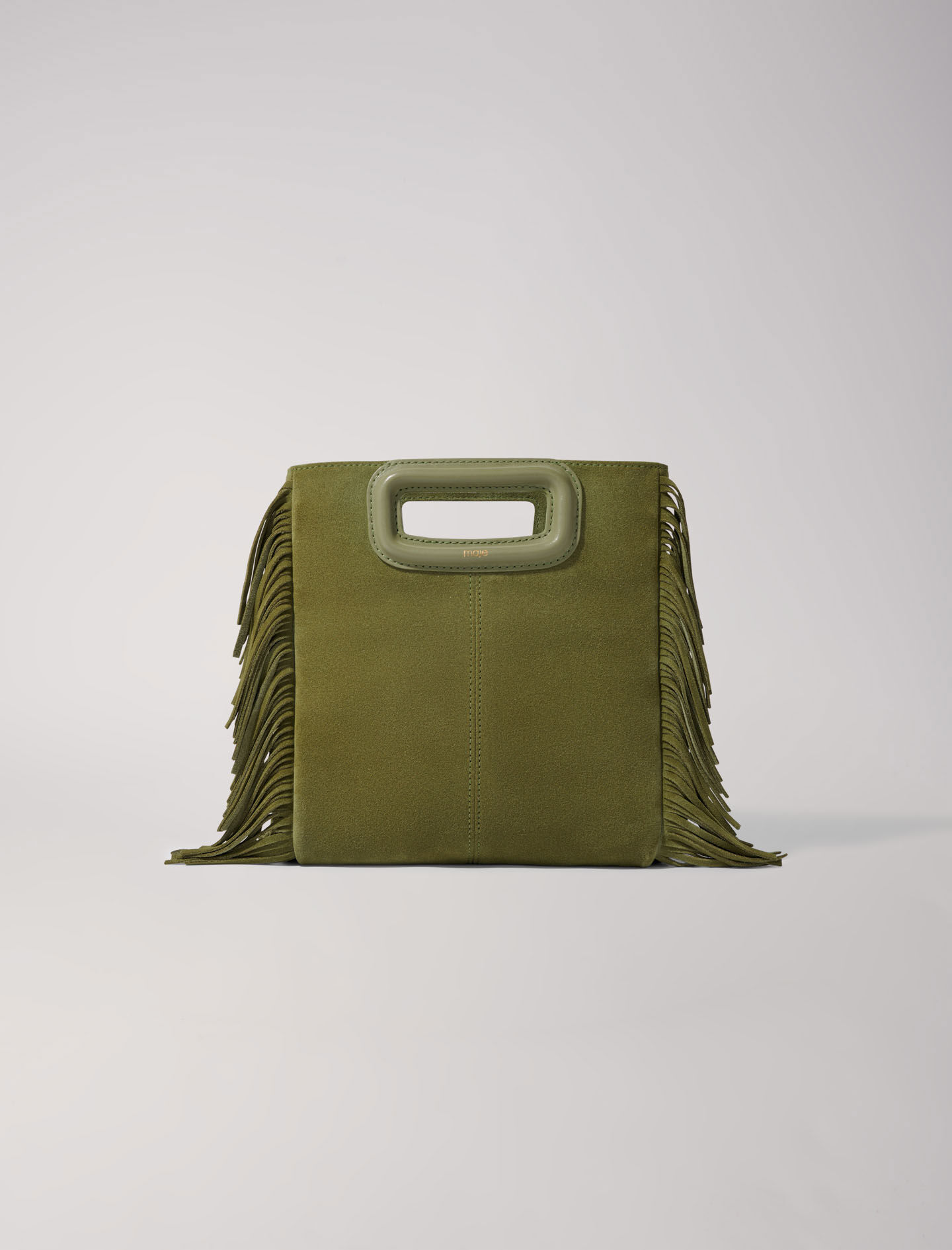 M bag in suede leather