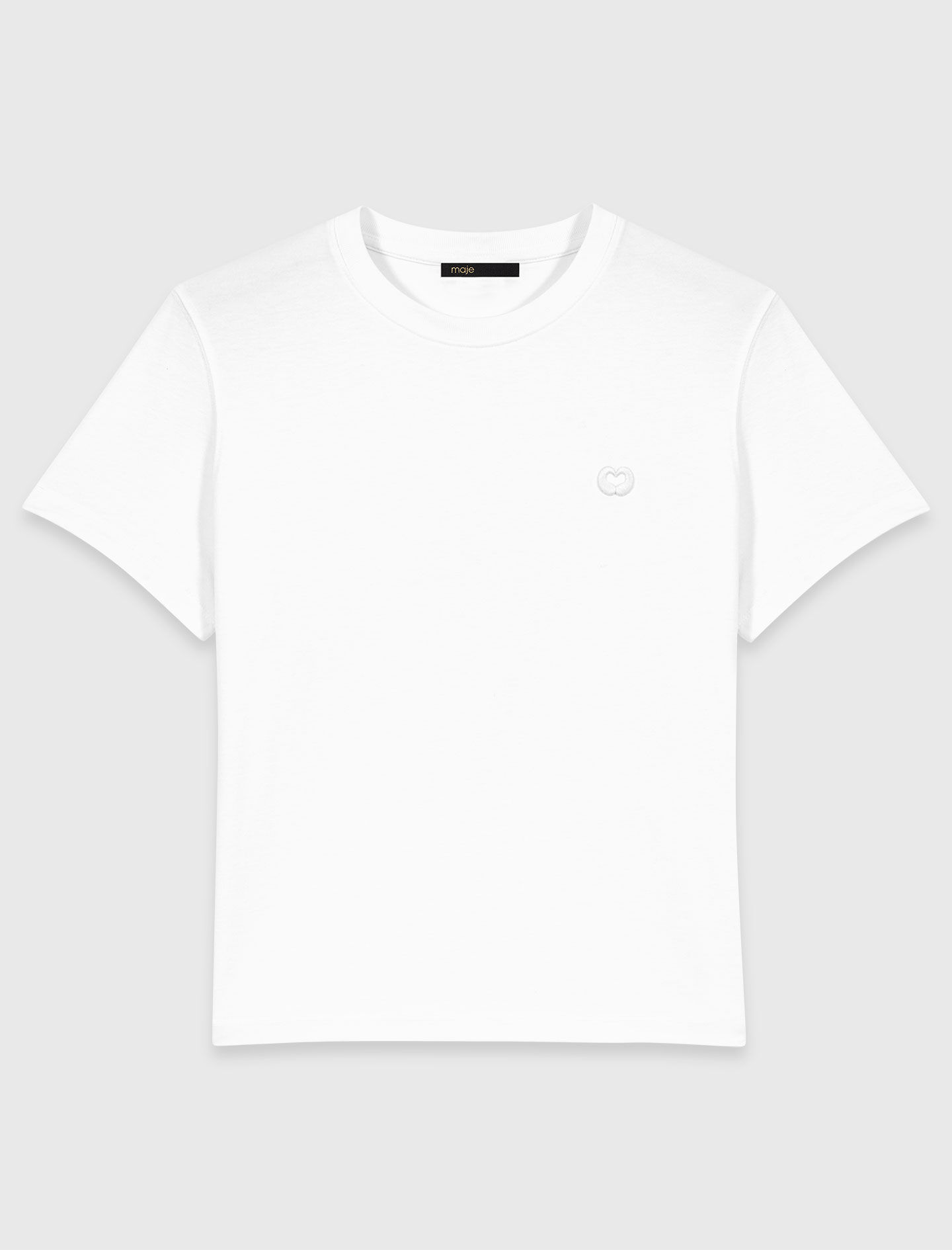 T-shirt with small embroidered logo 6