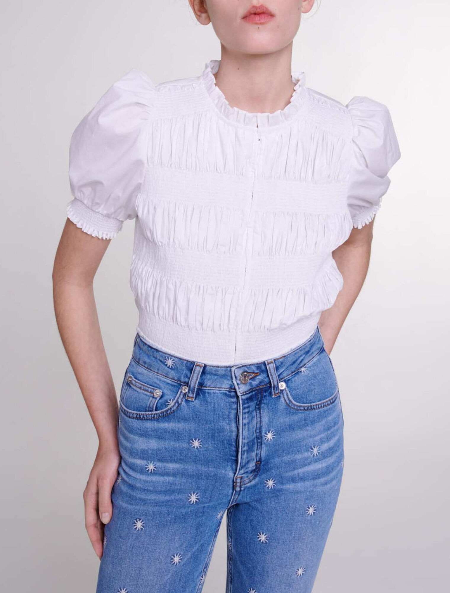 Embroidered jeans