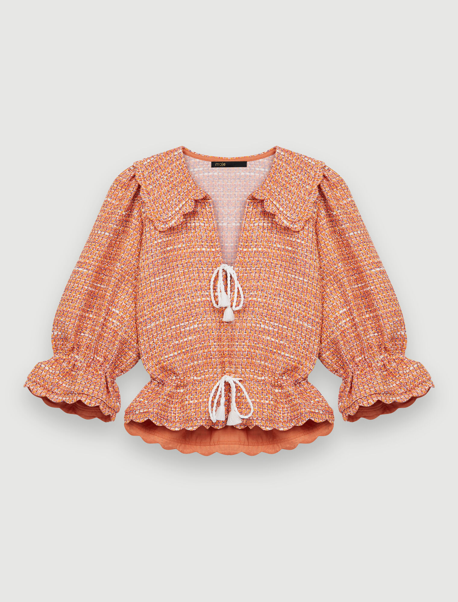 Small tweed croquet jacket