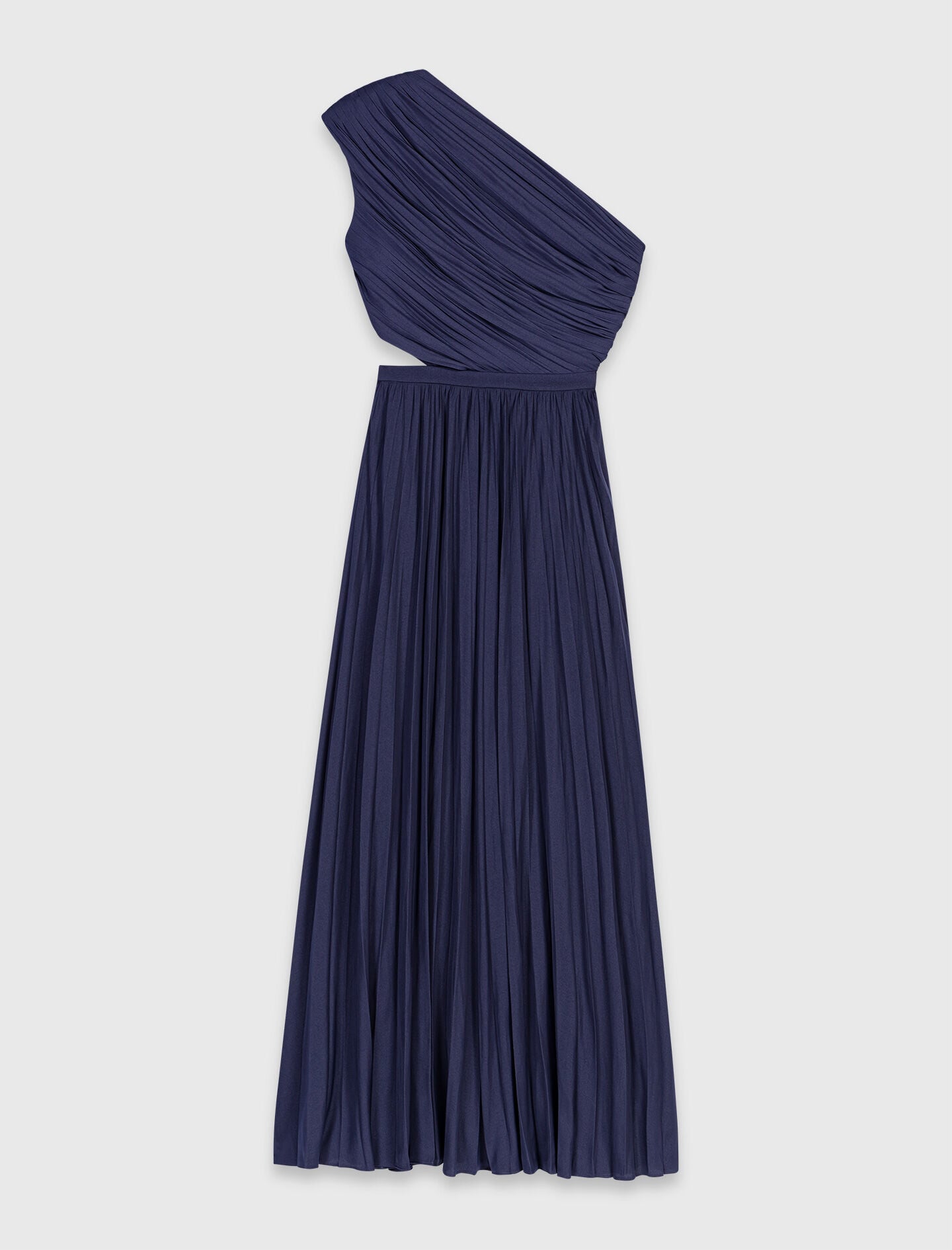 Asymmetrical pleated maxi dress 6