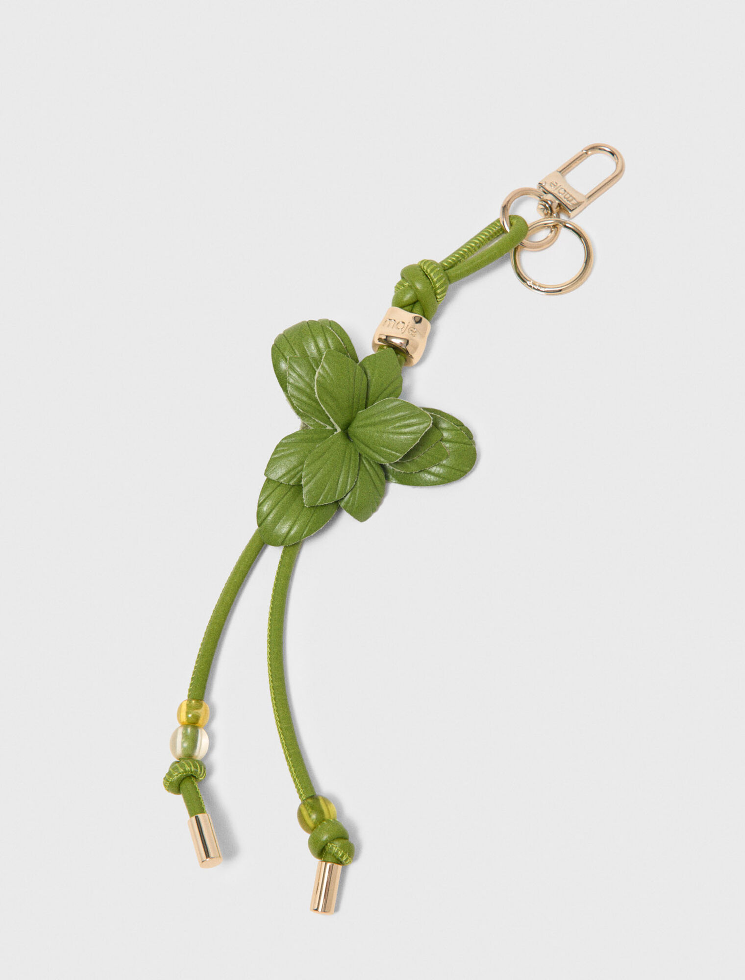 Flower charms with pearls