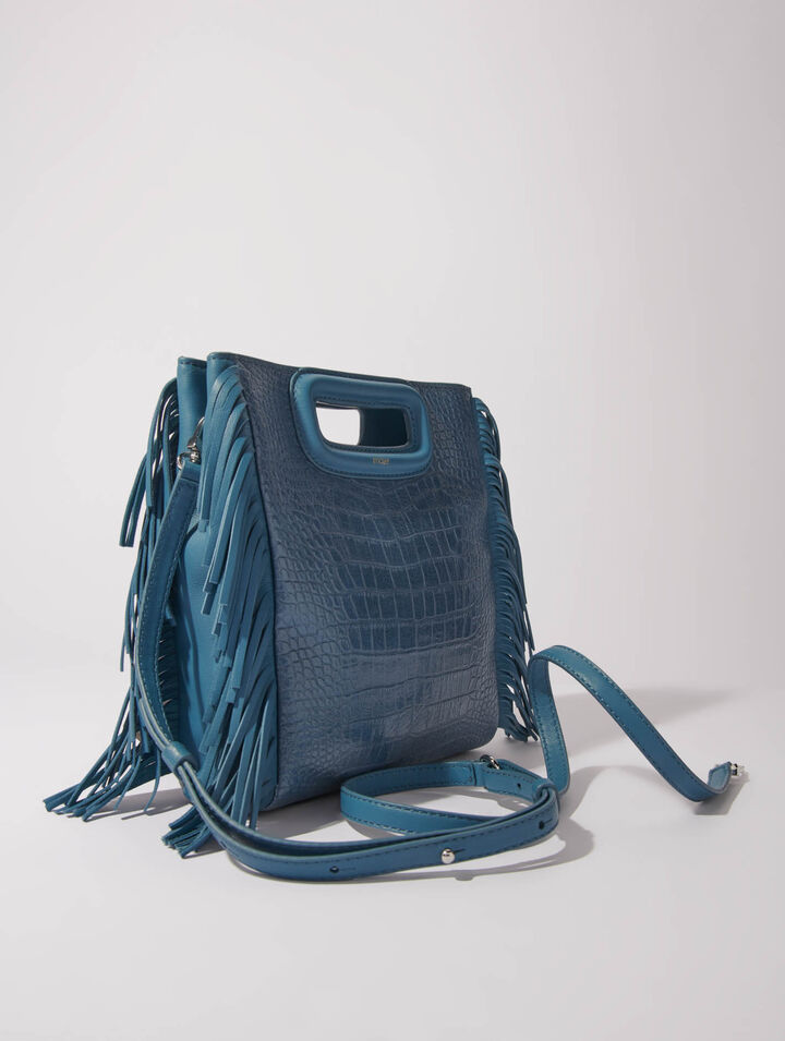 Mock croc M bag