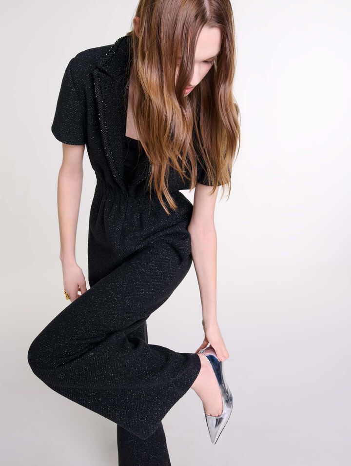Tweed trouser suit