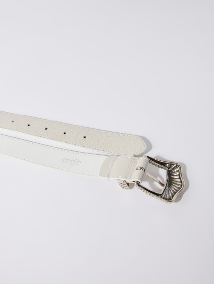 Belt with buckle
