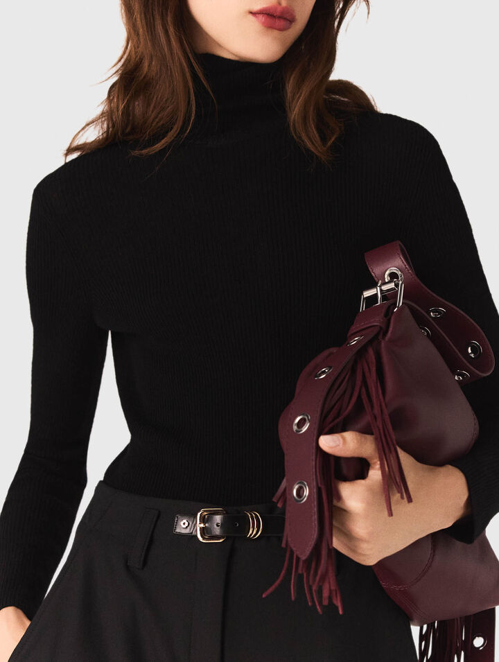 Smooth leather Miss M bag