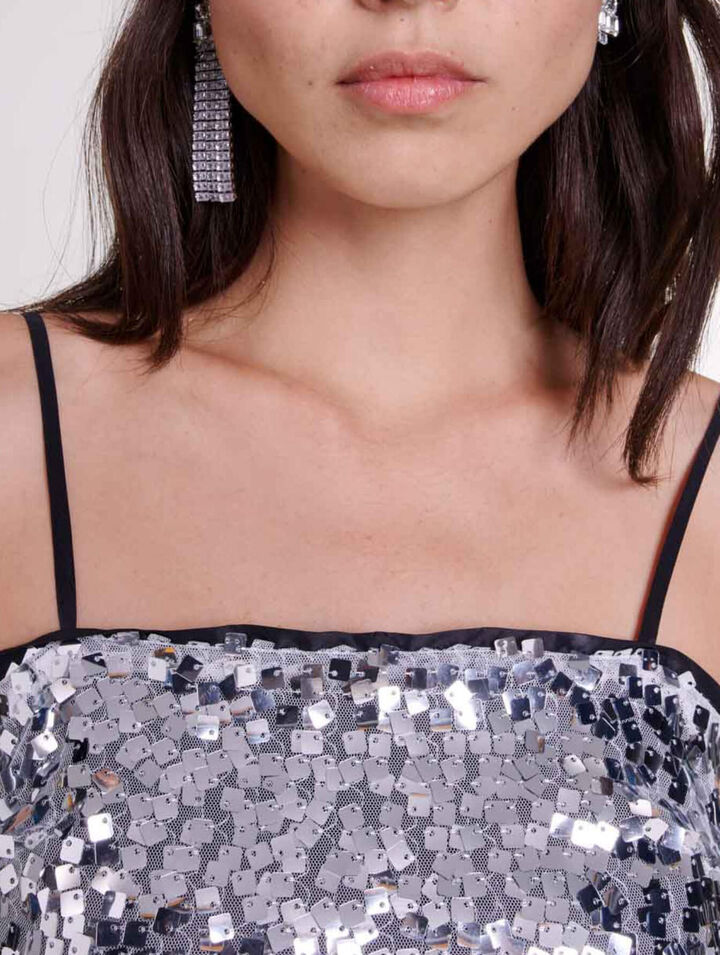 Sequin maxi dress