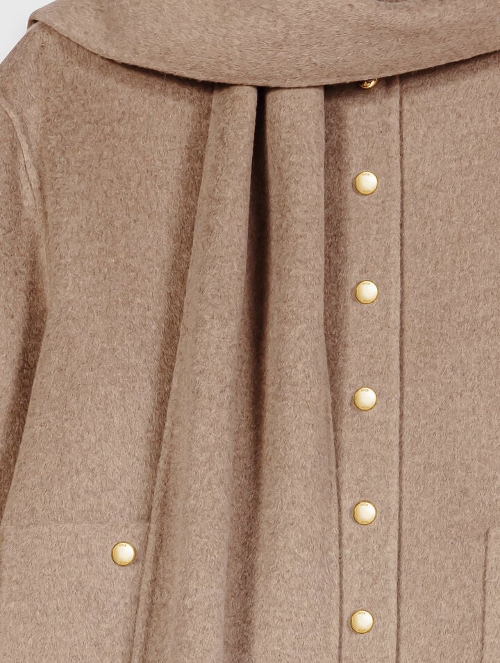 Short double-faced coat