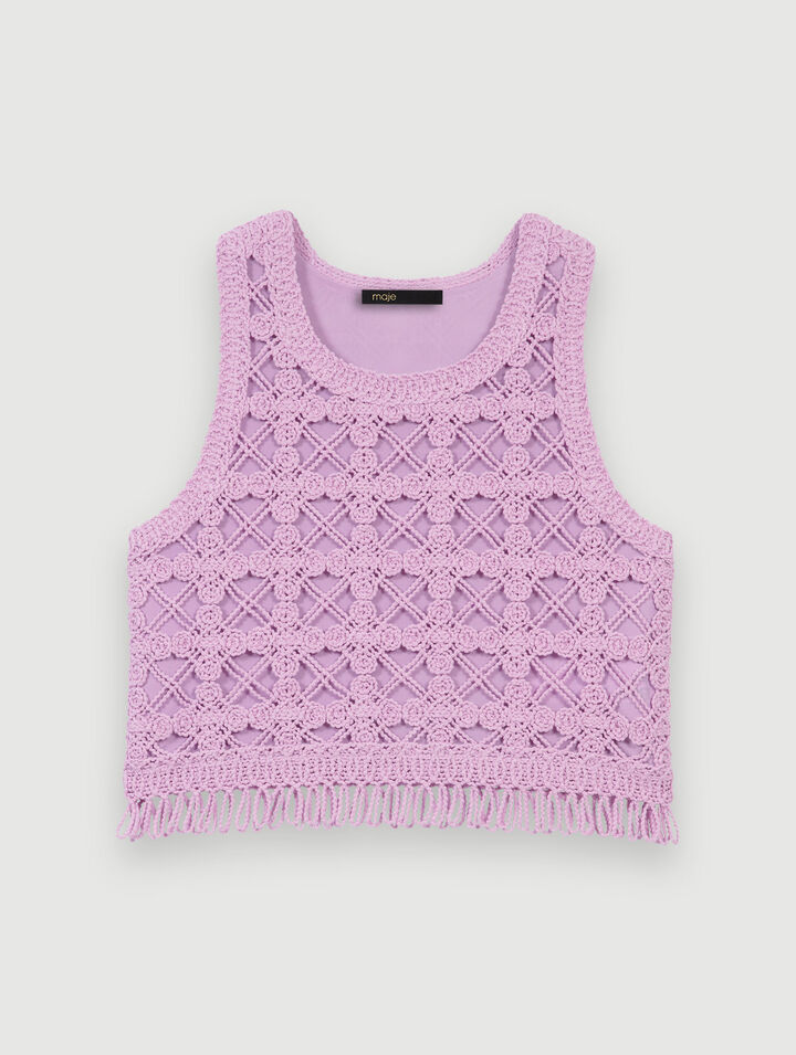 Crochet crop top