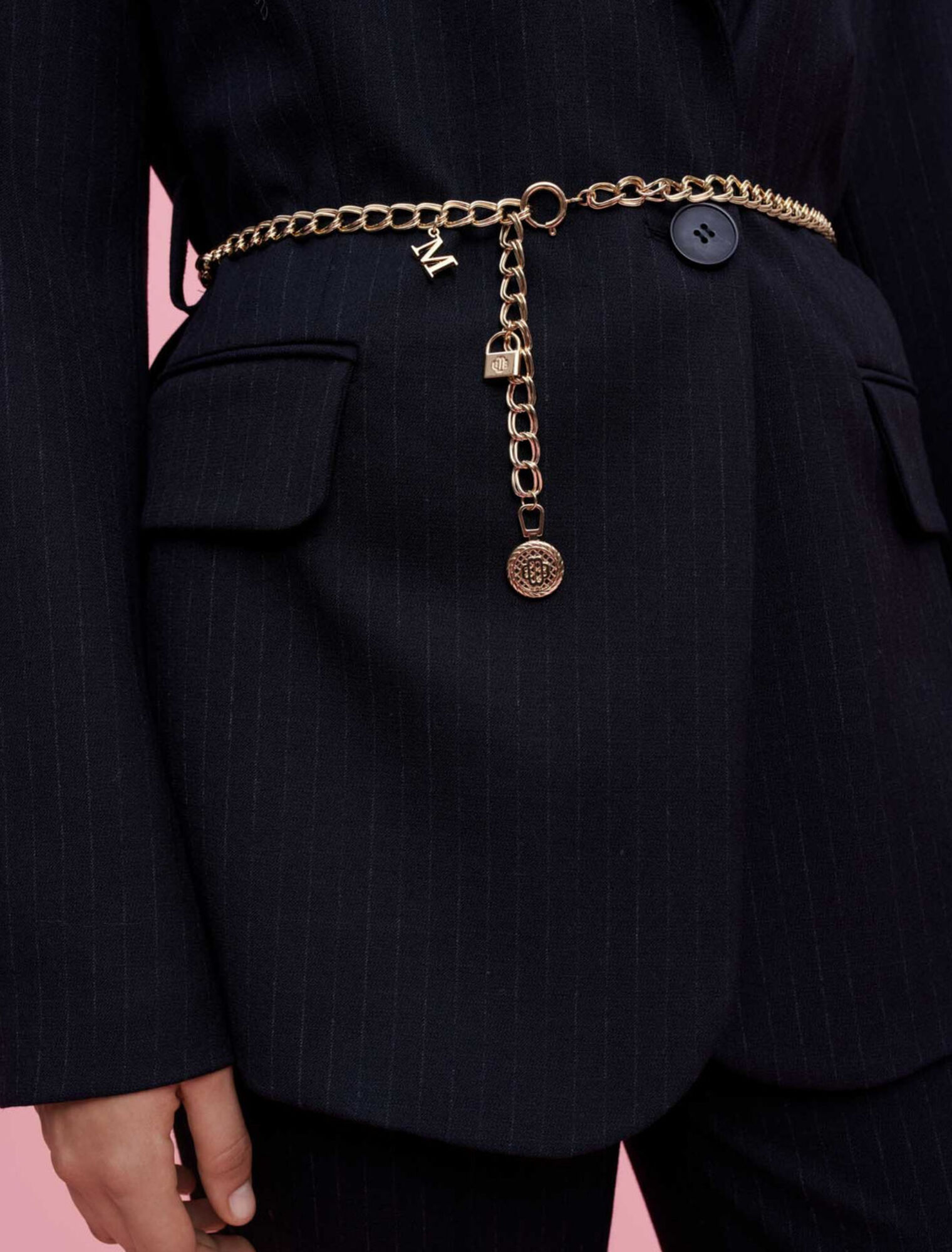 Tennis stripe suit jacket
