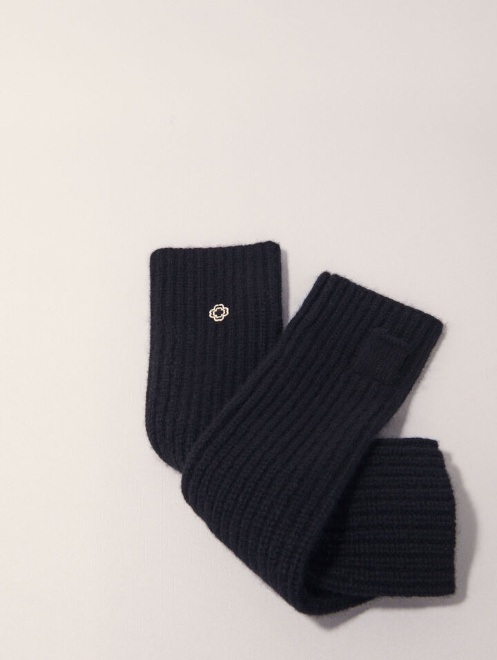Wool and cashmere mittens