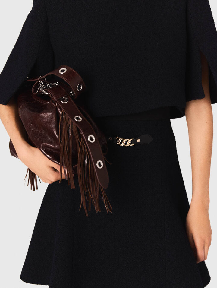 2-in-1 tweed dress