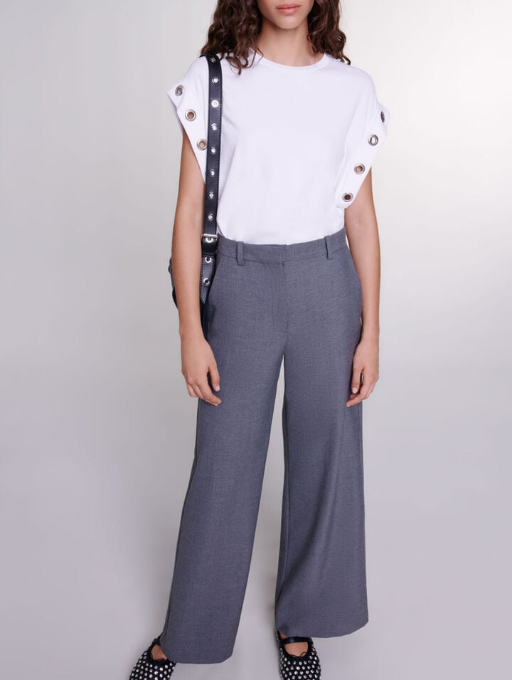 Wide-leg trousers