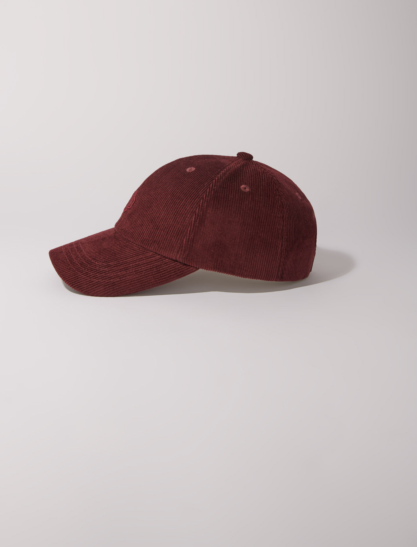 Swell at Last pink and White Corduroy Hat - 5 Panel Corduroy