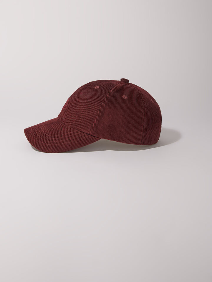 Corduroy cap