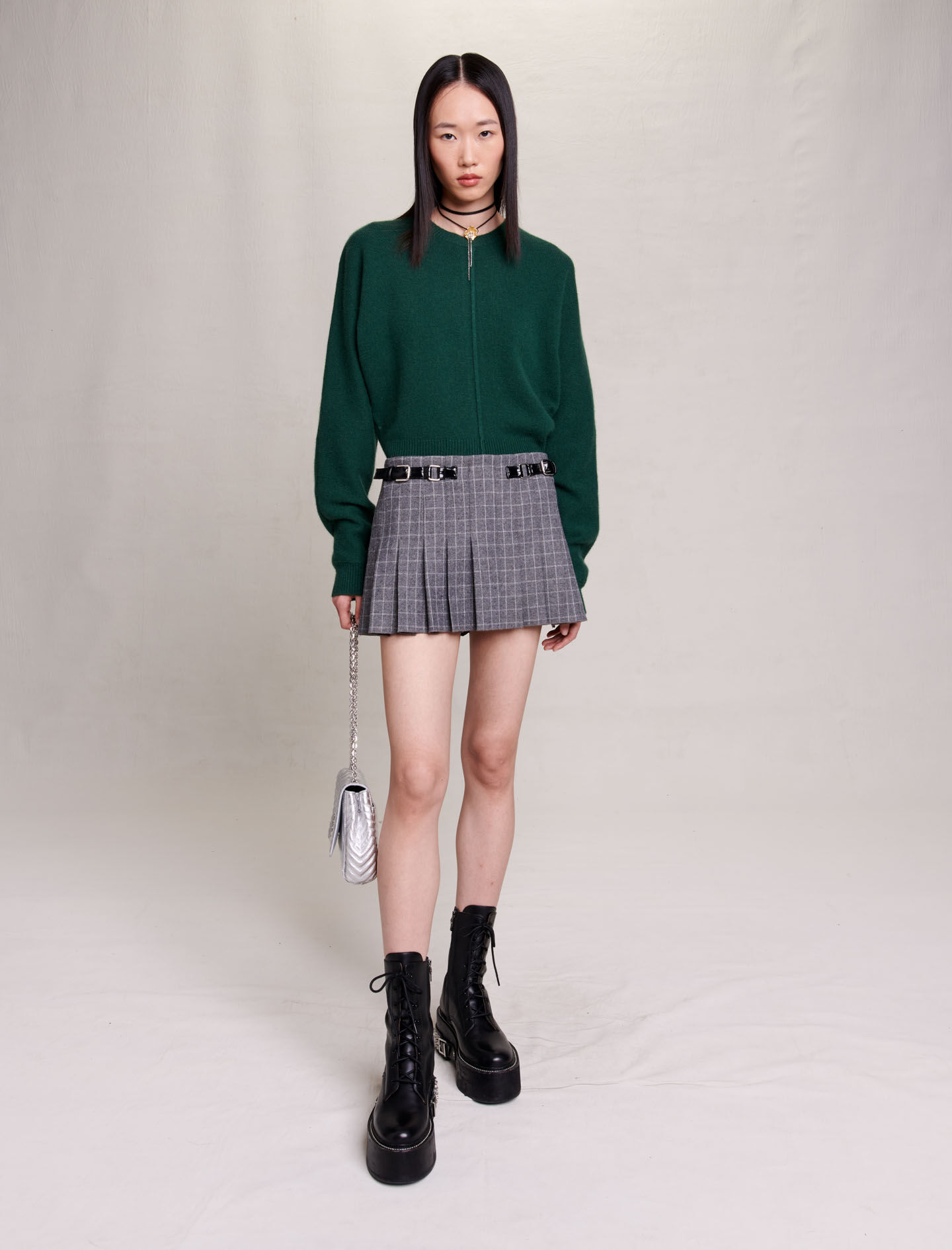 Short pleated skirt Offline Skirts Shorts Maje