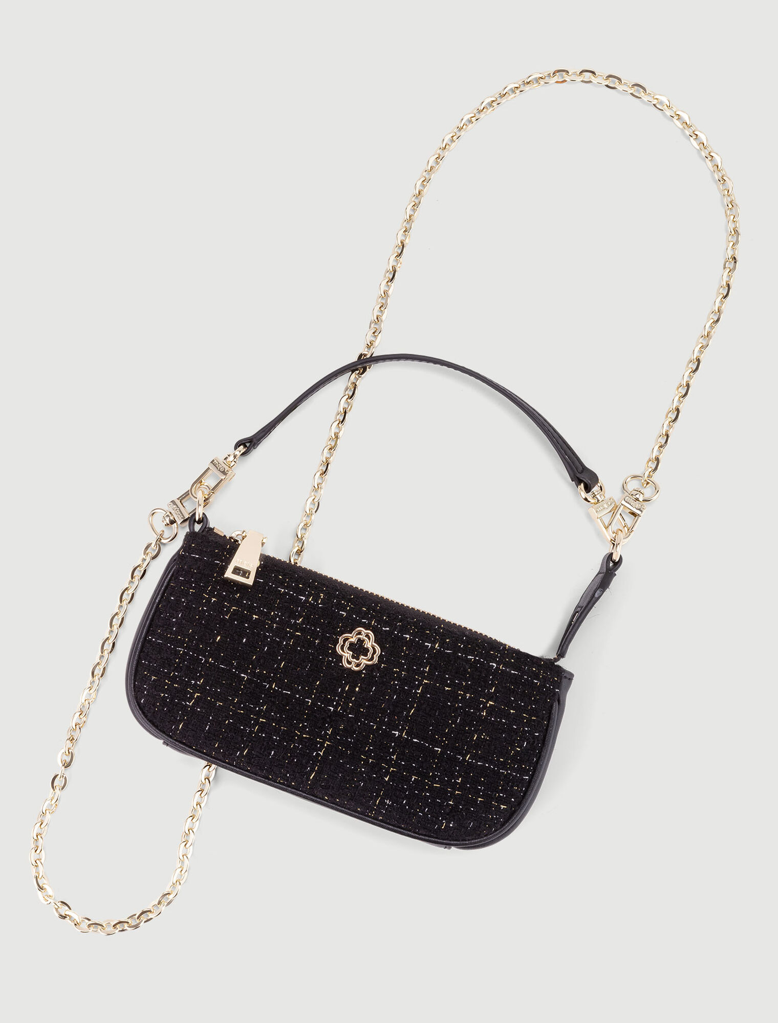 Small tweed pouch