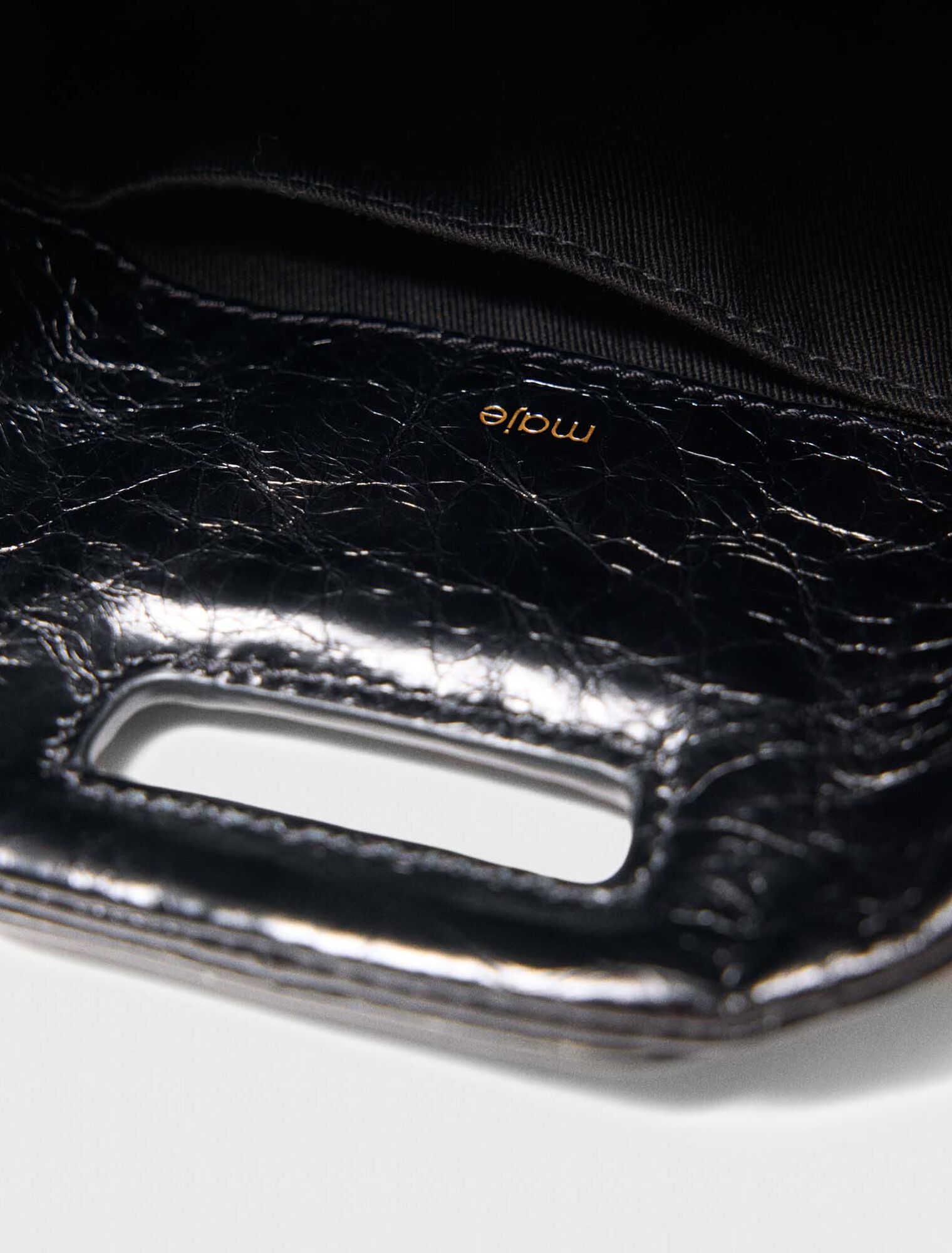 Crackled leather Miss M Mini bag