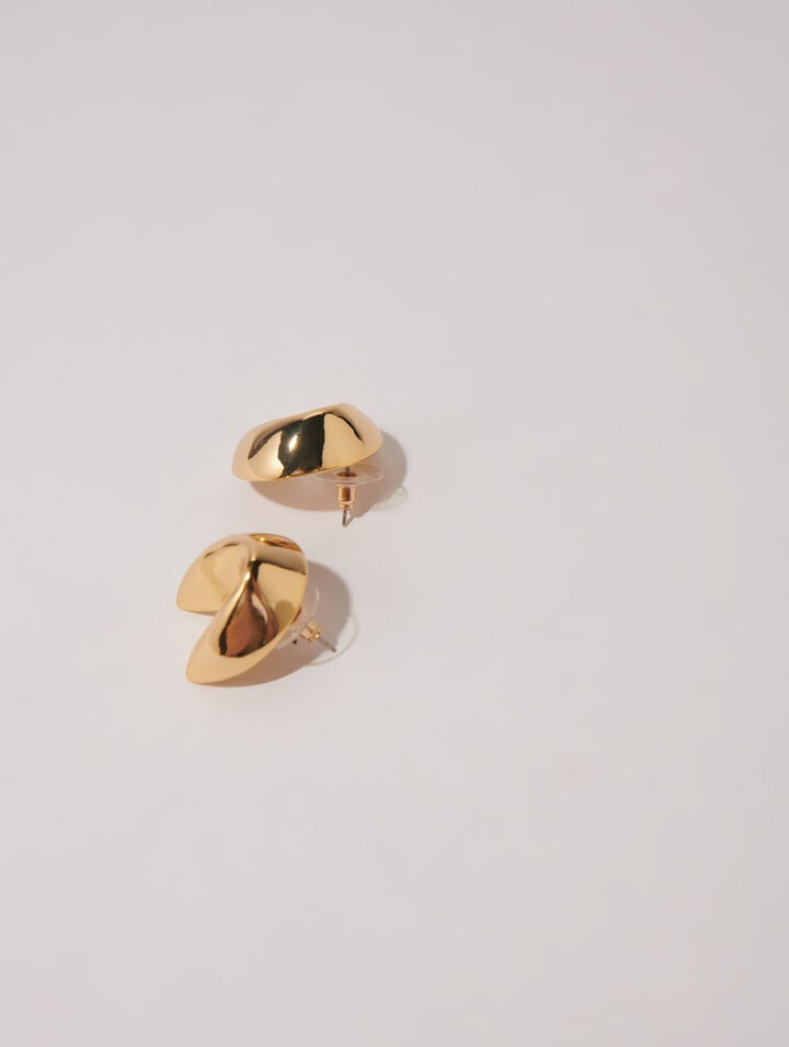 Fortune cookie earrings
