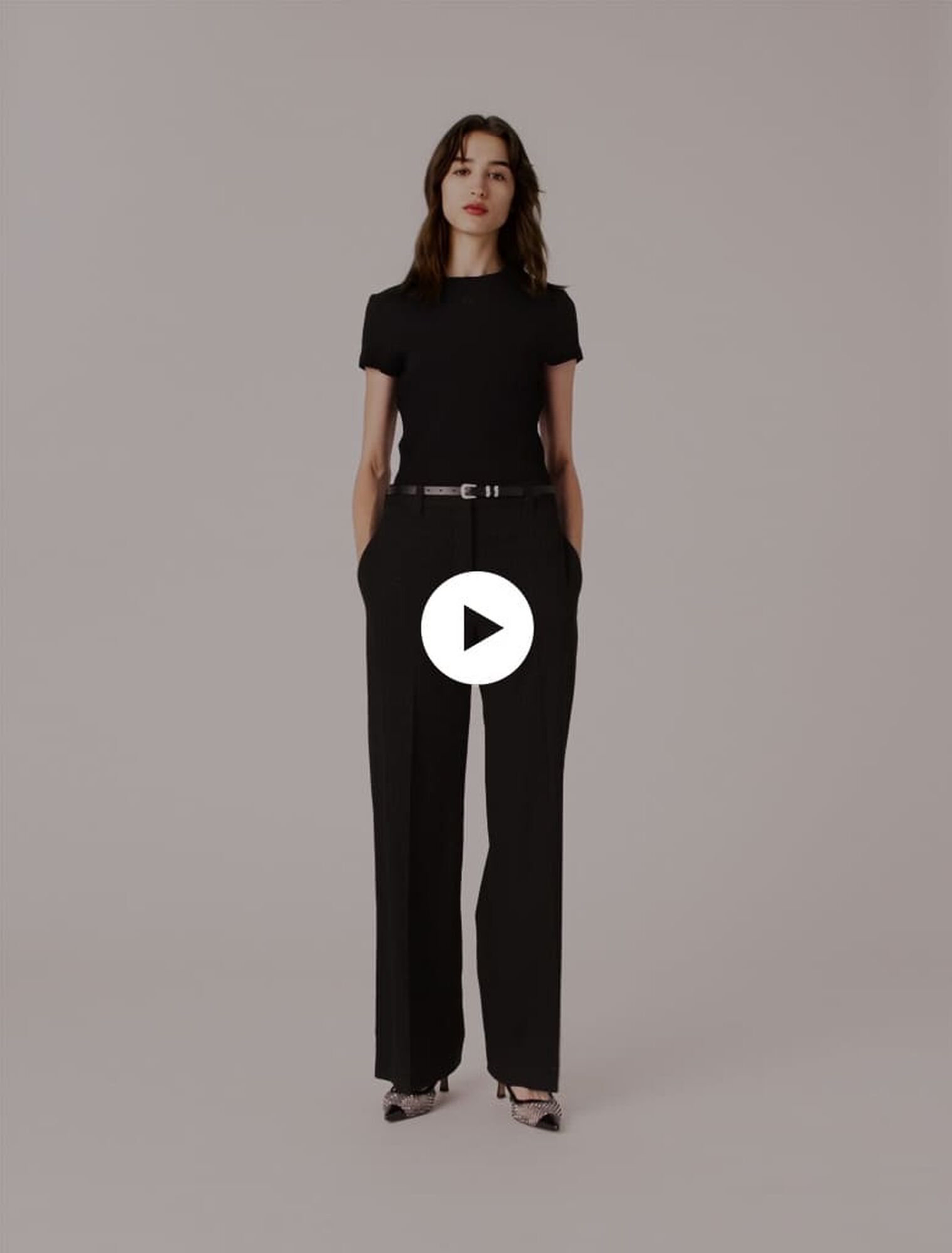 Rhinestone suit trousers