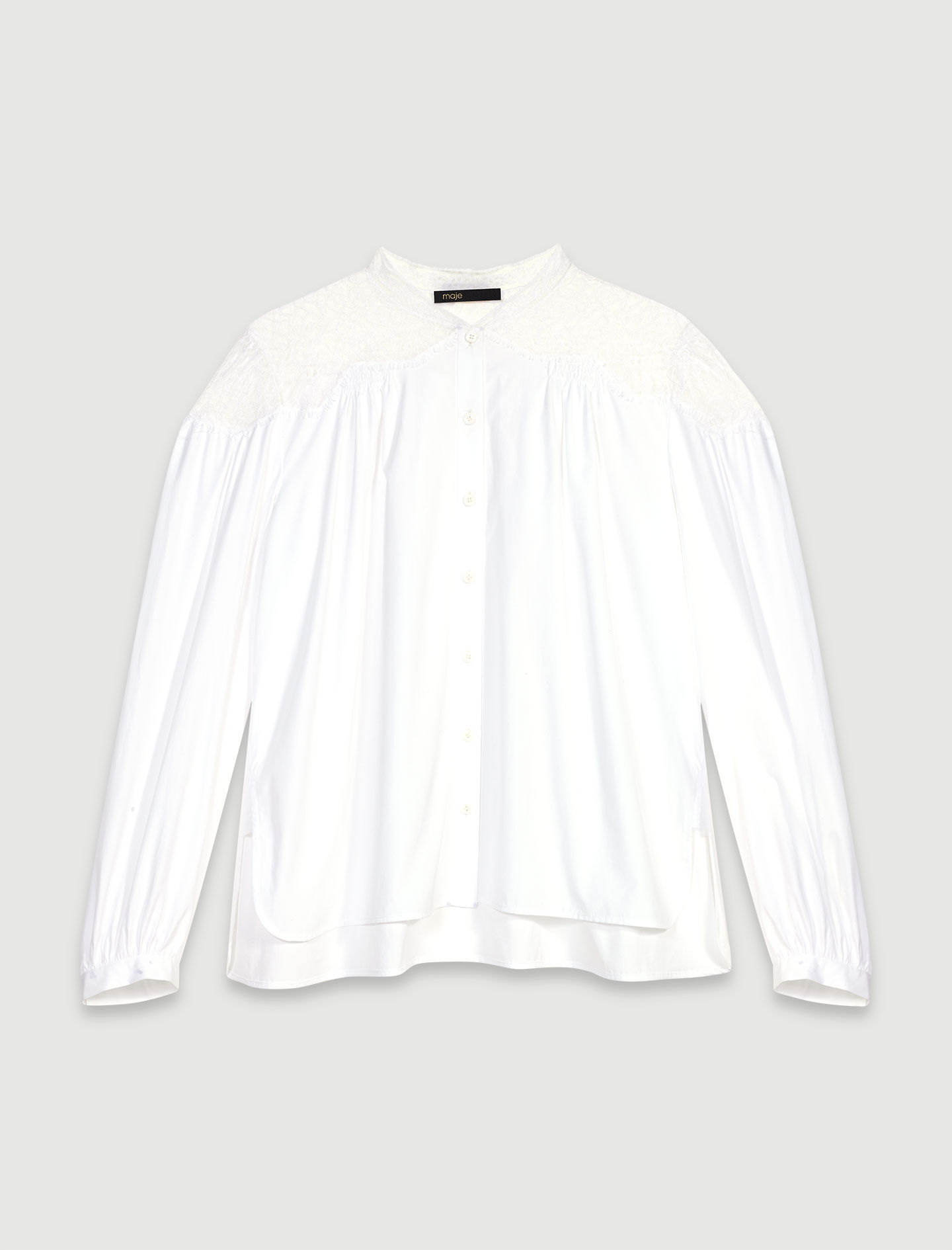 Lace shirt - Shirts | Maje