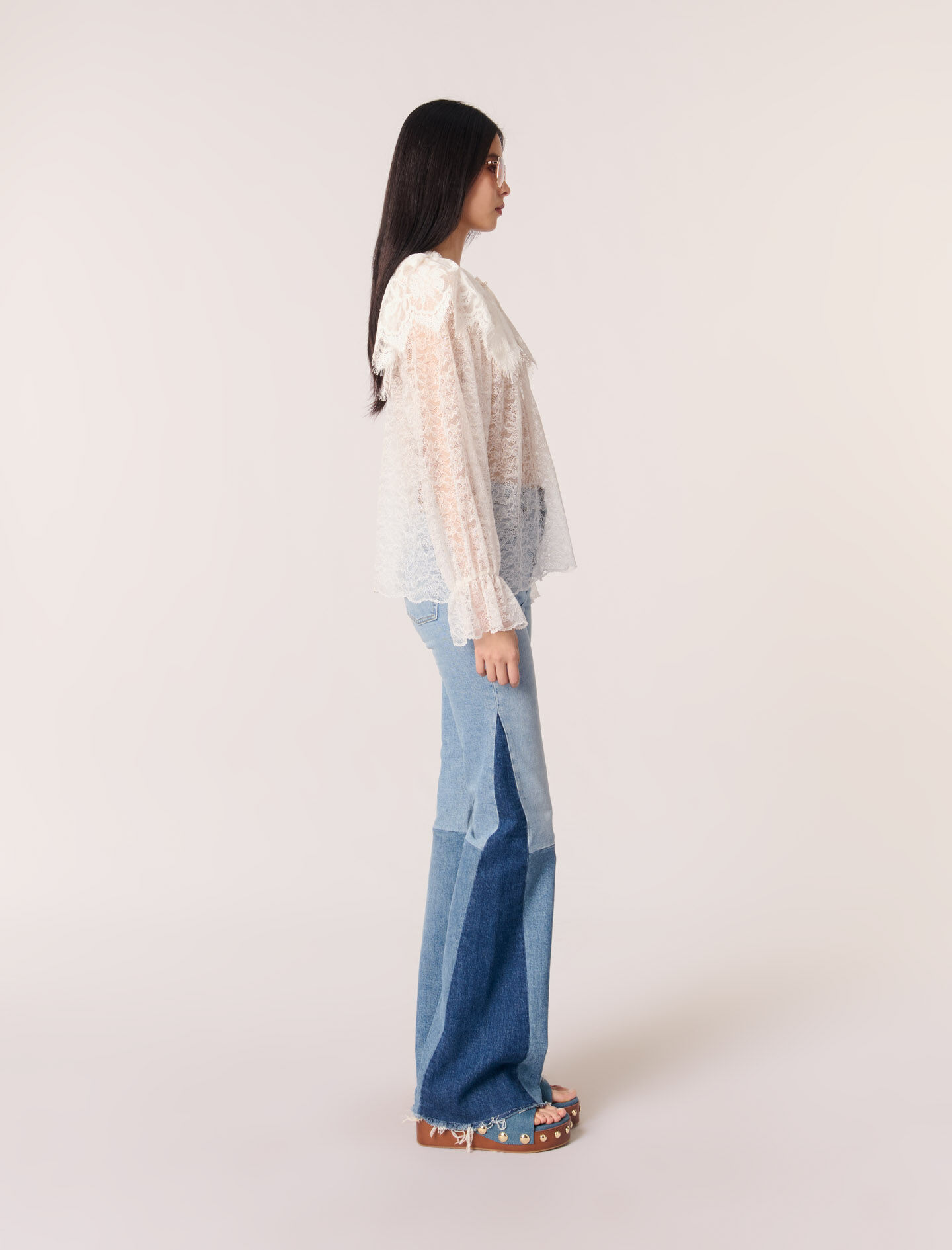 Lace top White for Women | Maje
