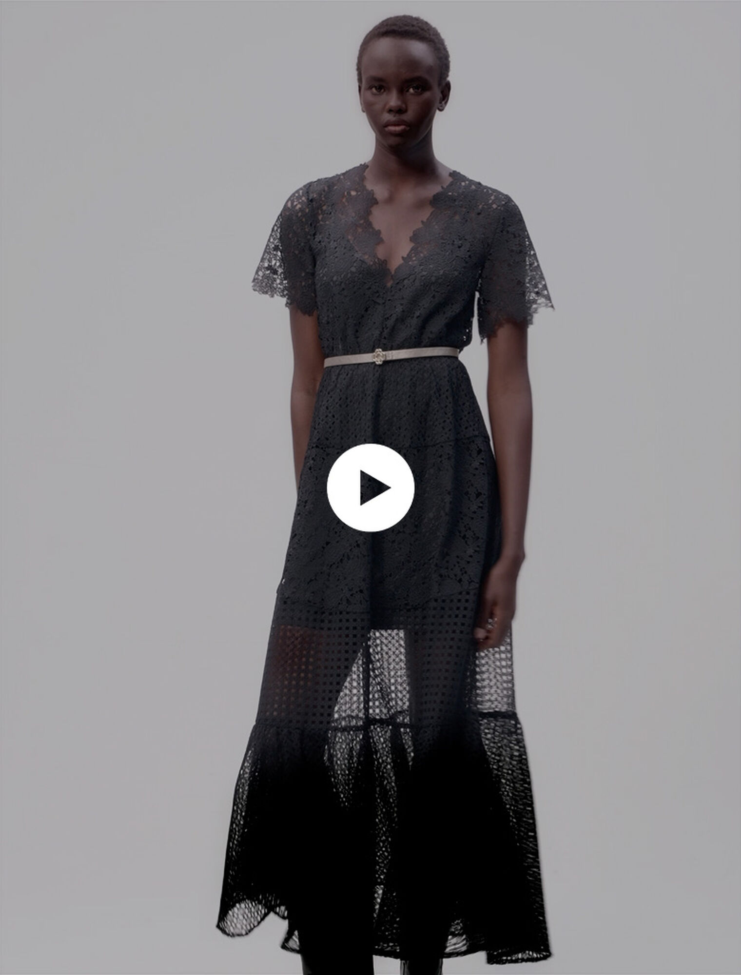 Lace maxi dress
