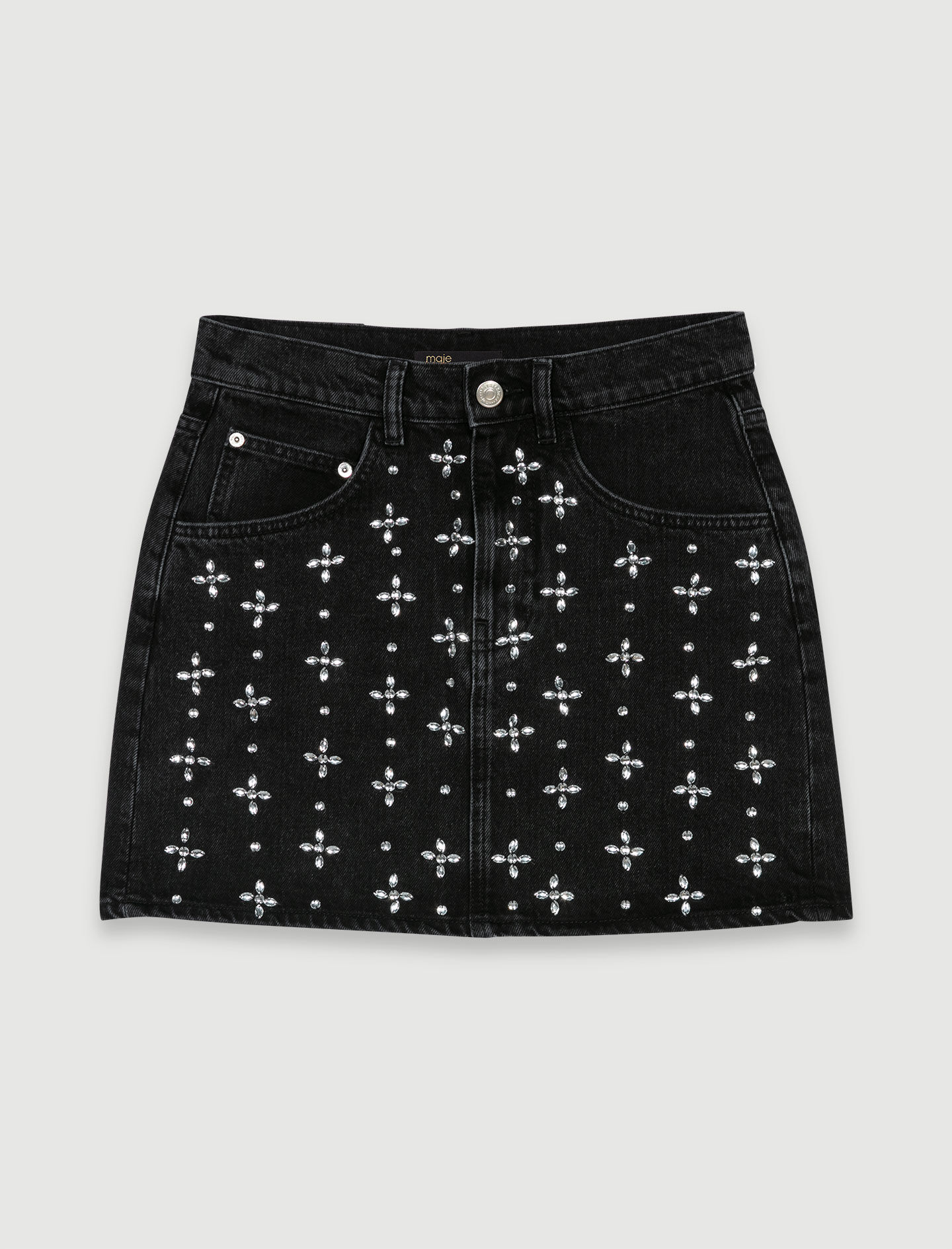 CLANE - ミニスカート - CONSTRUCTIVE MINISKIRT - BLACK