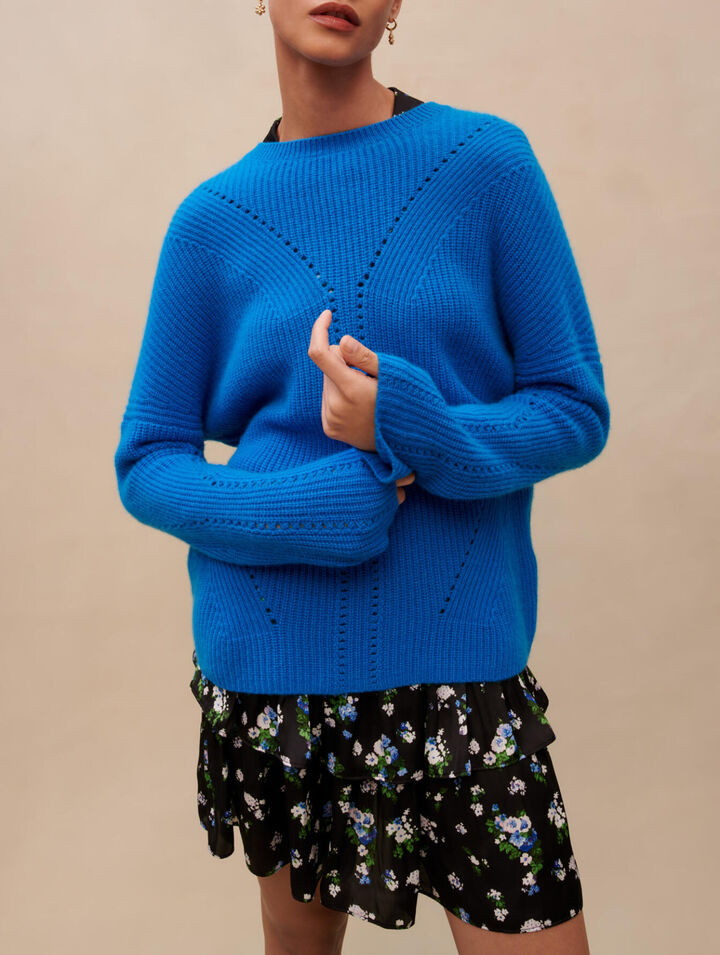 Ribbed cashmere jumper