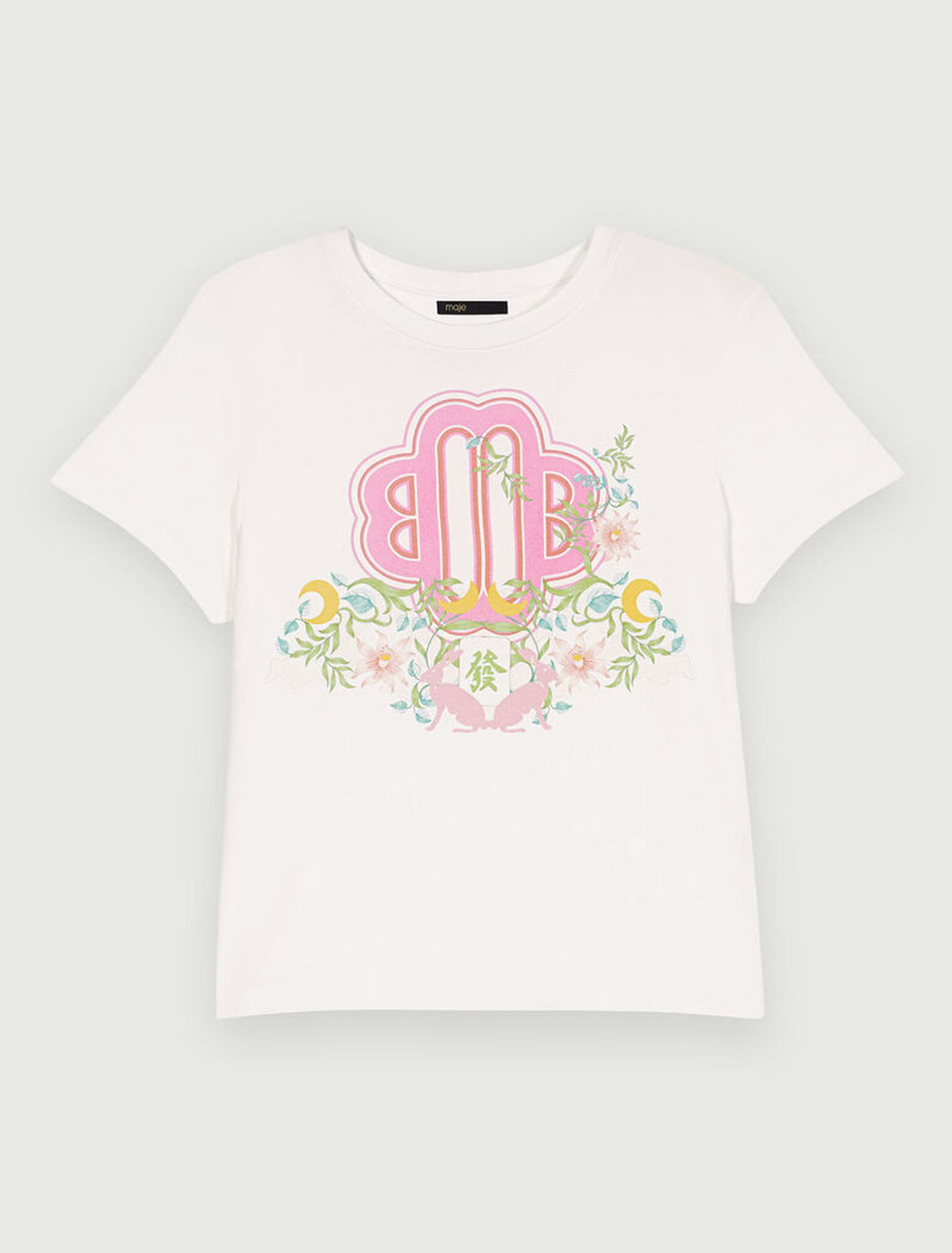T-shirt with Clover print