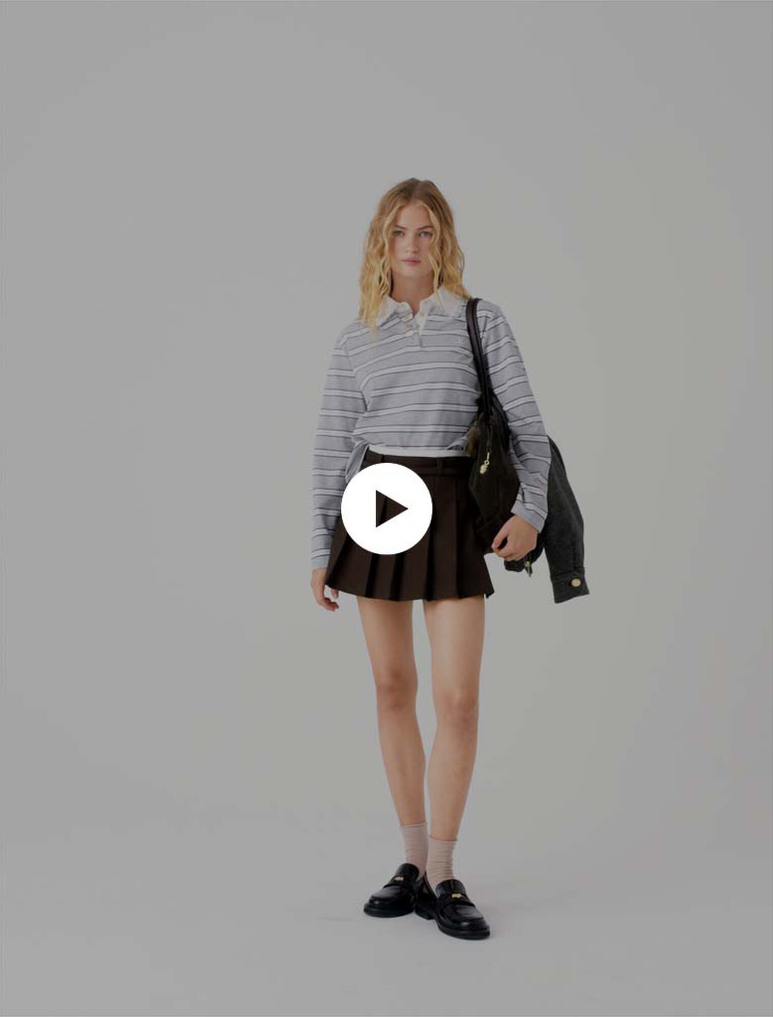 Rhinestone tailored skort