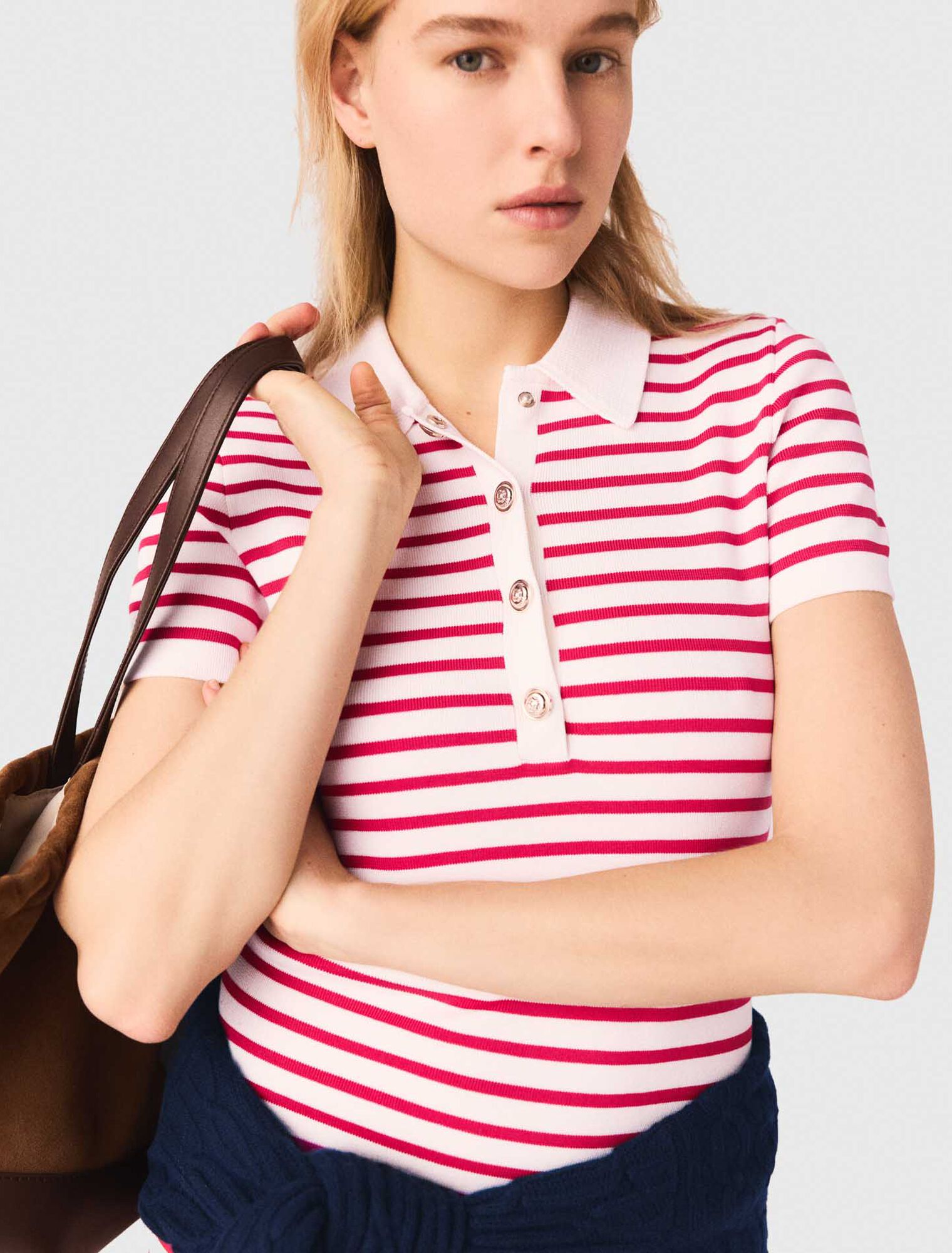 Striped polo dress