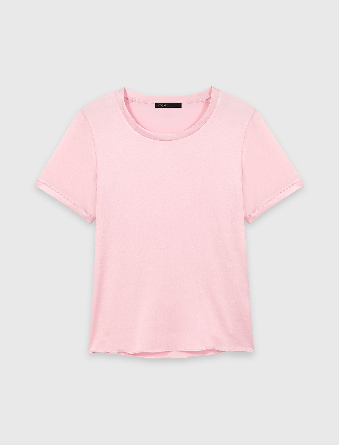 Short-sleeved silk top 6