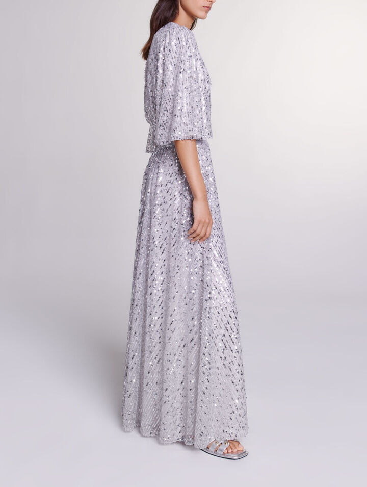 Sequin maxi dress