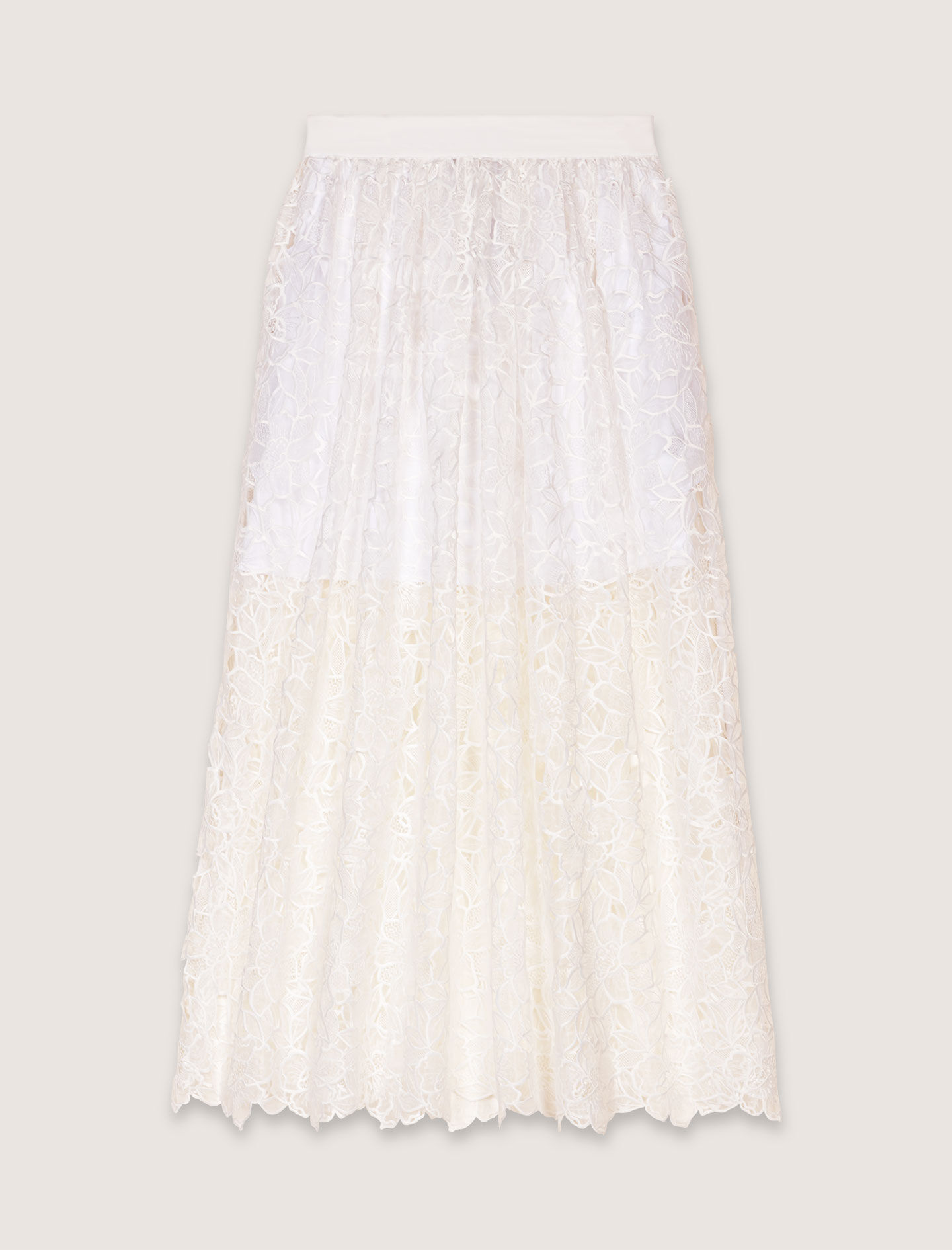 豪華 - skirt maxi guipure Floral Maxi Maje | skirts スカート