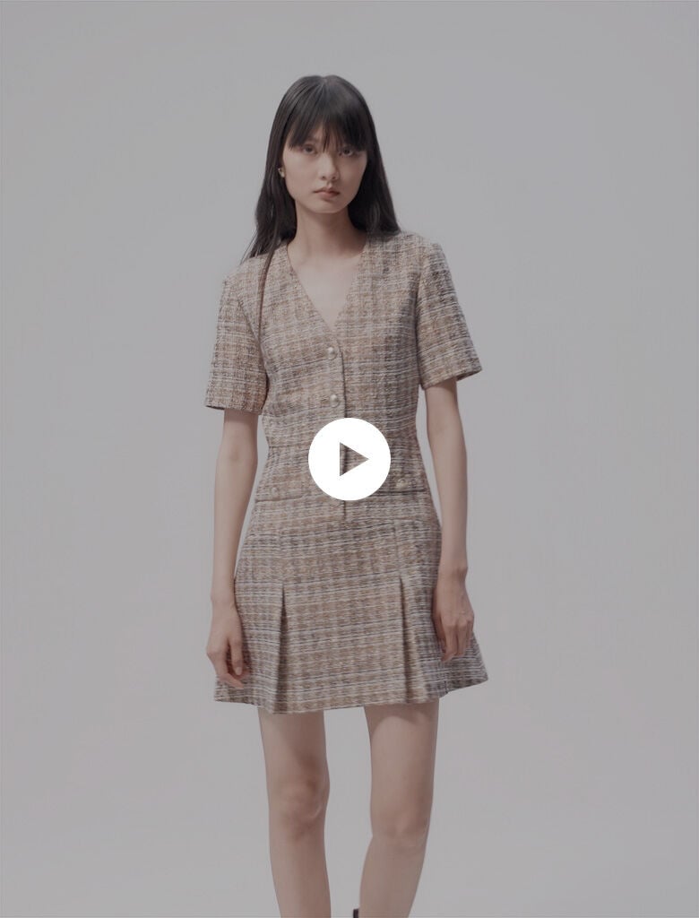 Maje beige dress online