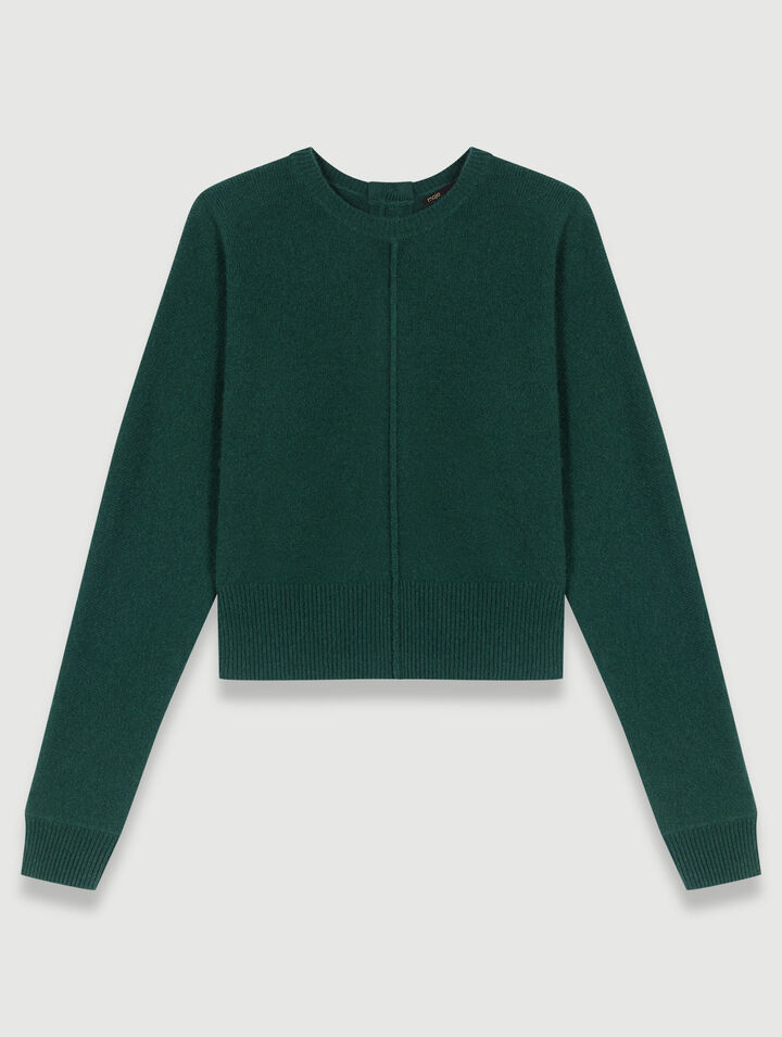 Reversible cashmere jumper