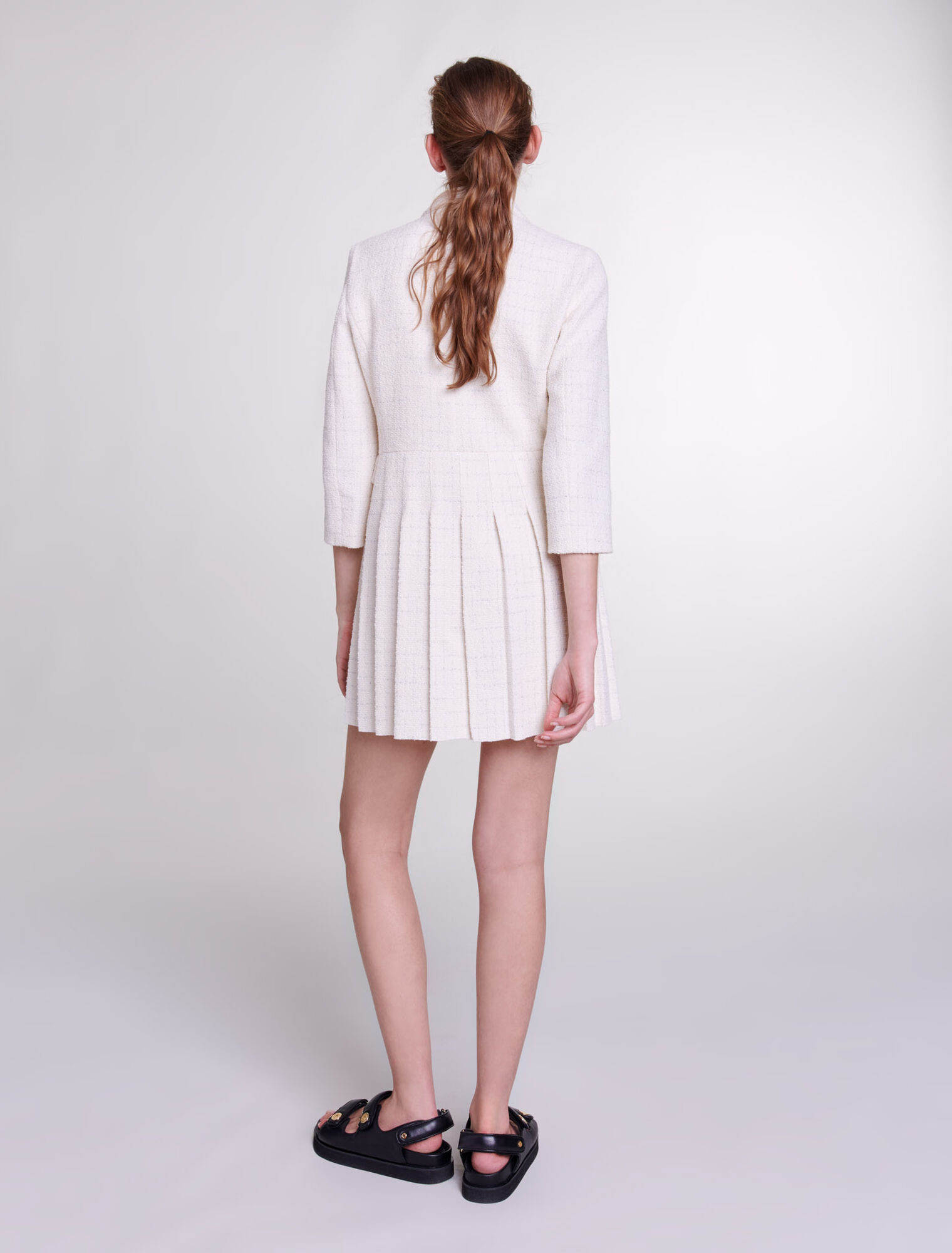 Short button-up dress