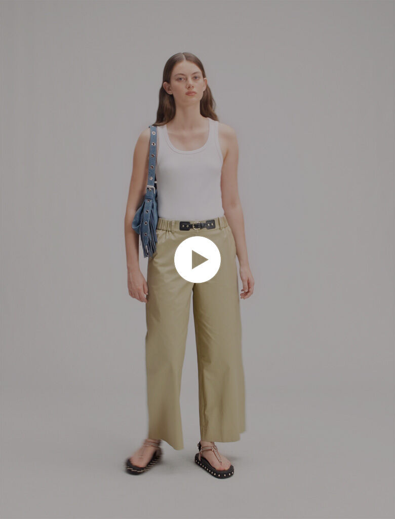 人気の贈り物が knit Rib tank Maje | sleeves Short - top トップス