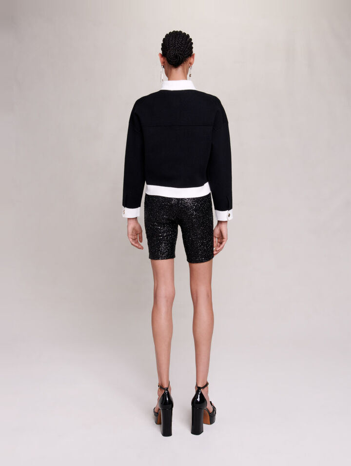 Glittery cycling shorts