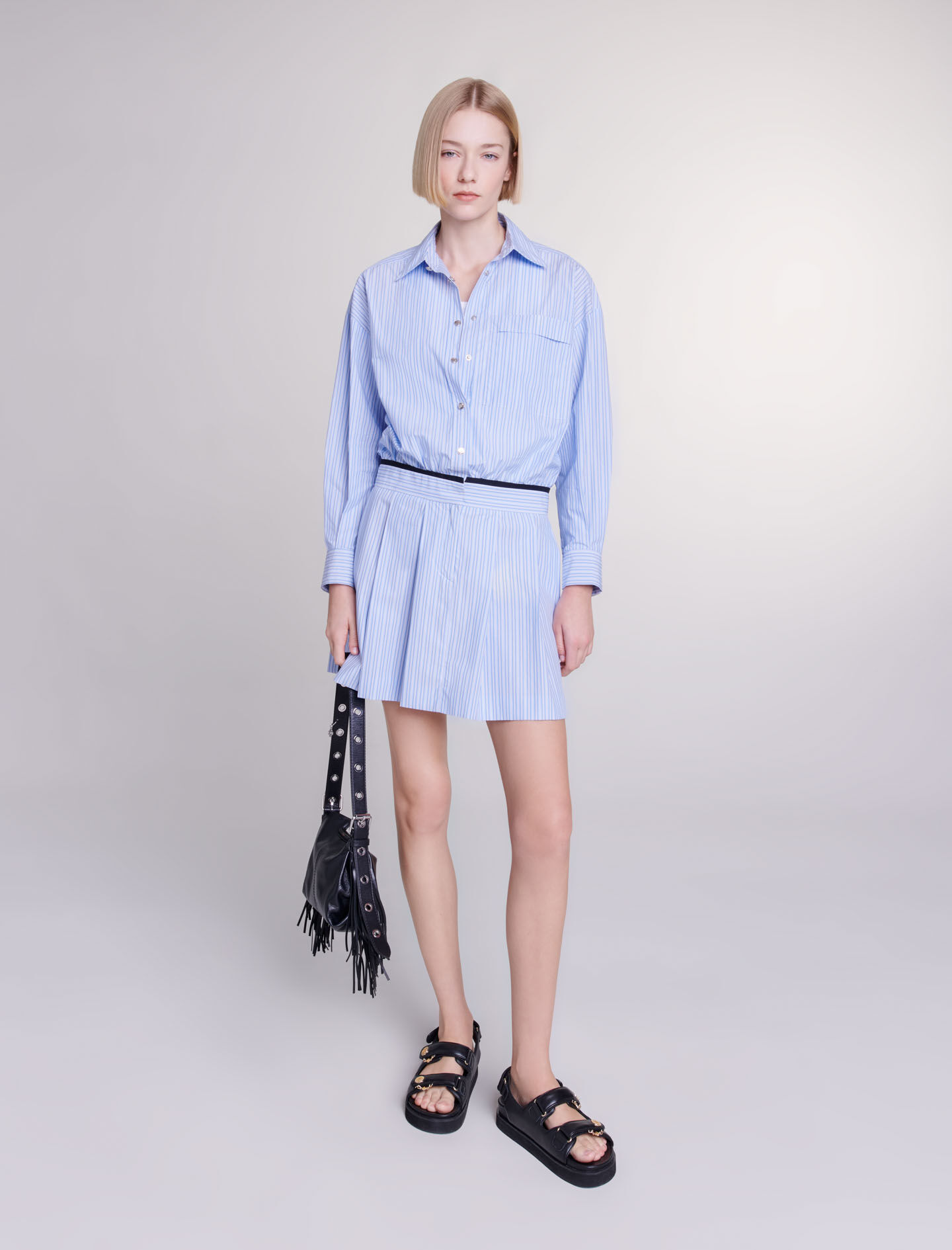Maje shirt dress store