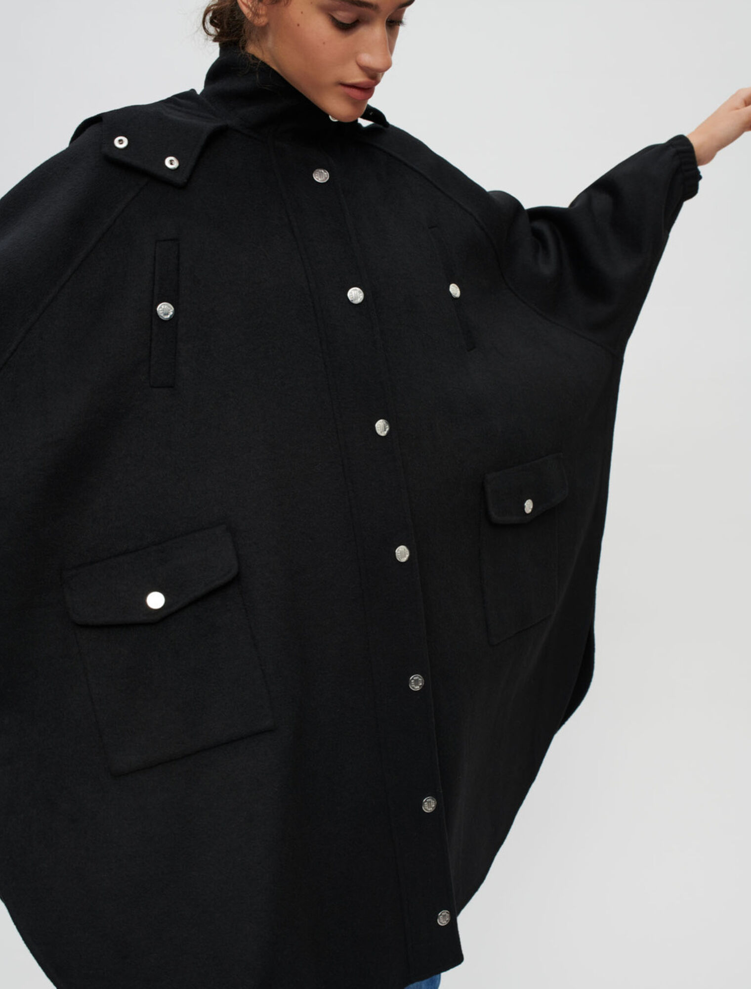 Double-sided oversize coat