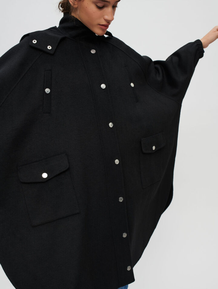 Double-sided oversize coat