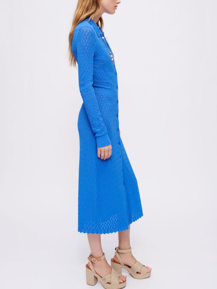 Pointelle cardigan