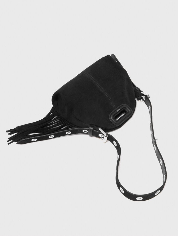 Suede mini Miss M bag